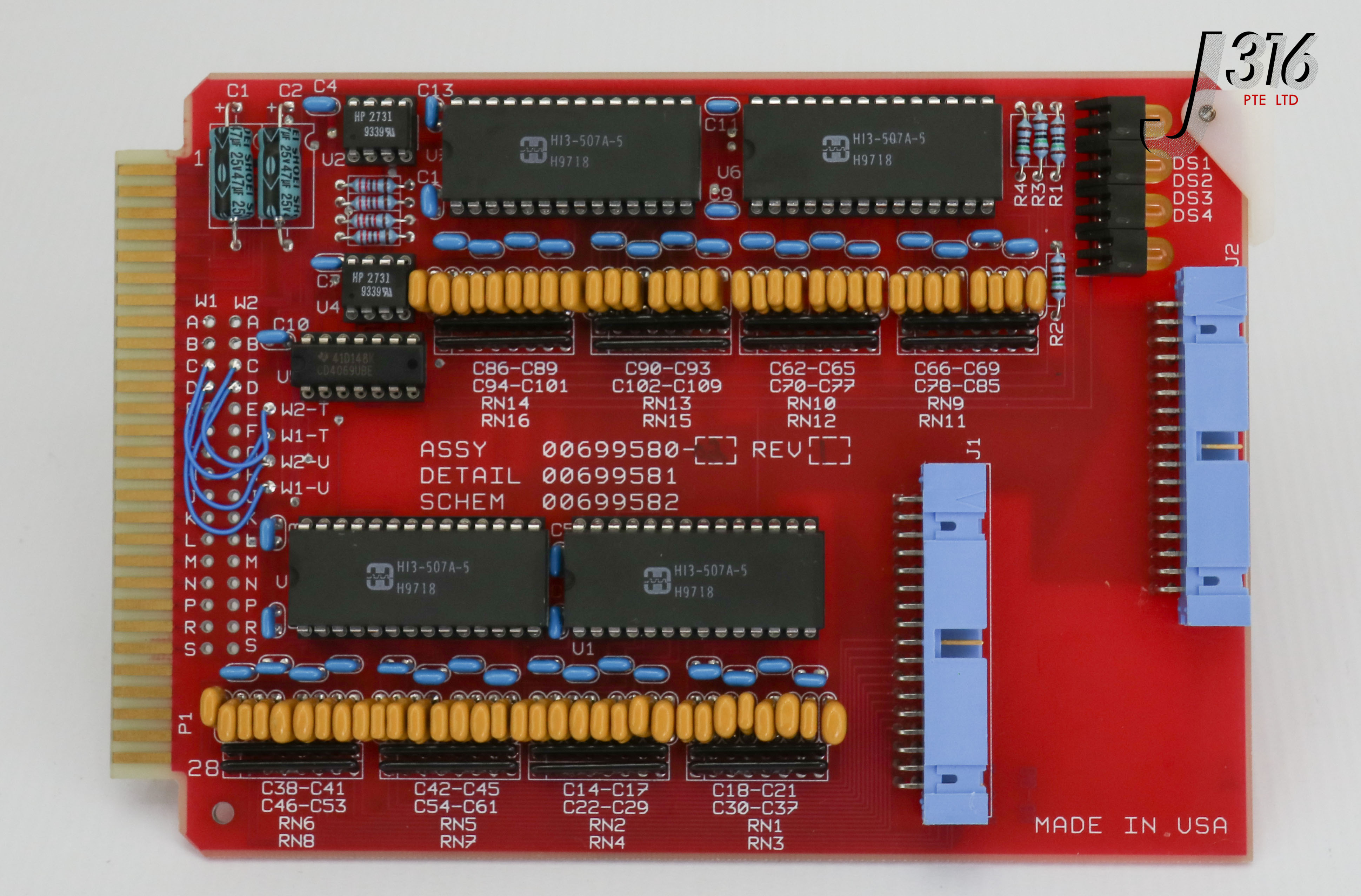 22867 NOVELLUS PCB ASSY, FILTERED DUEL 16 TO 1 MUX,00-699582 00